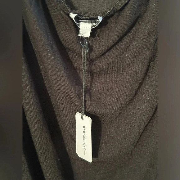 WEWOREWHAT SWIM M Knit Knot Midi Slinky Sexy Cut Out Coquette Sheer Revealing - Picture 15 of 16